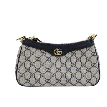 GG OPHIDIA MINI BAG BLACK AND BEIGE 19CM