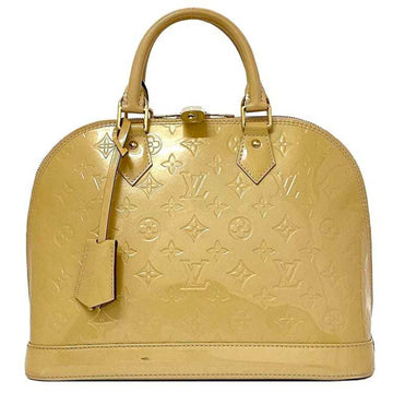 Louis Vuitton Monogram Vernis Citrin yellow high quality Leather Handbag