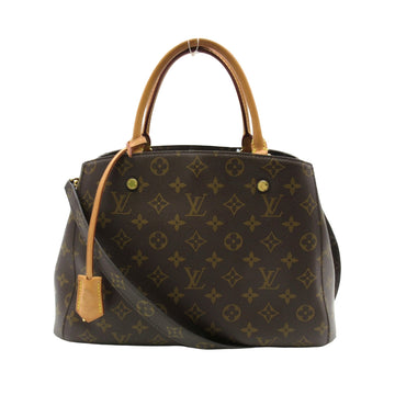 Louis Vuitton Montaigne  Canvas Tote Bag
