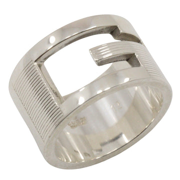 Gucci Logo G Silver Silver Ring Jewelry