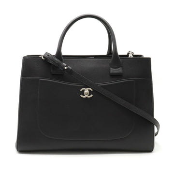 Chanel Leather Neo Executive Line Coco Mark 2way Bag A69931