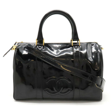 Chanel Patent Leather Coco Mark 2way Handbag