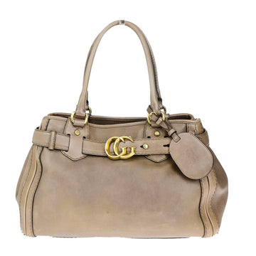 Gucci Running G Brown Leather Shoulder New 1:1 Bags