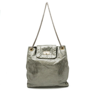 Chanel Metallic Green Leather 2.55 2way Shoulder Bag