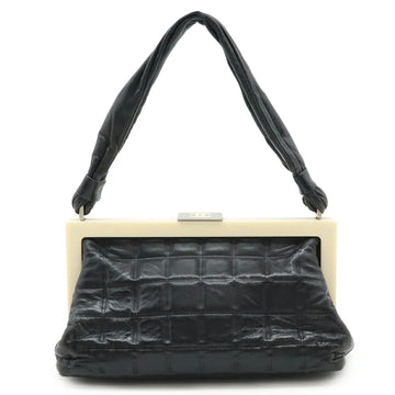 Chanel Leather Choco Bar Handbag Mini Bag