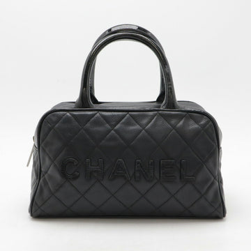 Chanel Matelasse Caviar Skin Mini Boston Bag