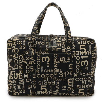 Top Quality Chanel Leather/canvas Logo Boston Tote Bag