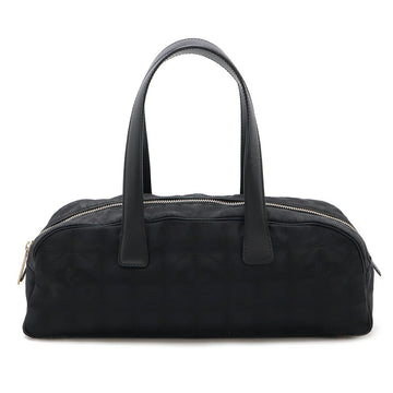 Chanel Nylon Jacquard New Travel Line Mini Boston Bag Handbag A15828