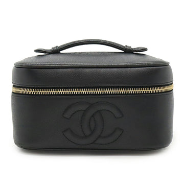 Chanel Coco Mark Caviar Skin Vanity Bag