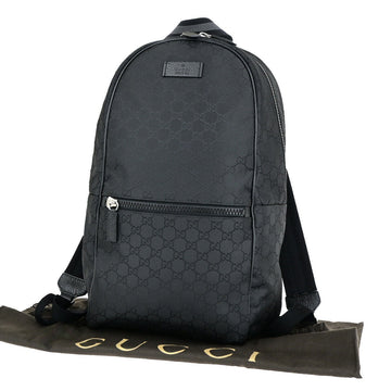 Gucci Sherry Black Synthetic Backpack New 1:1 Bags