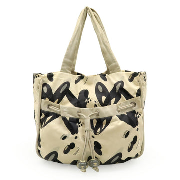 Chanel Tote Bag 2way Bag Canvas Leather