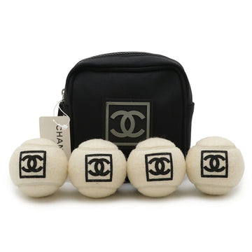 Chanel Sports Line Coco Mark Tennis Ball Set Accessory