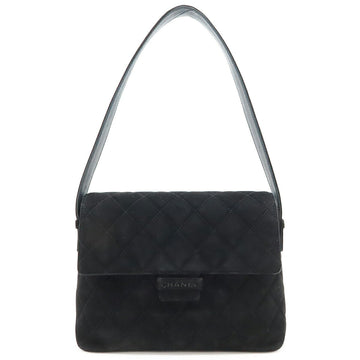 Chanel Matelasse Suede Shoulder Bag