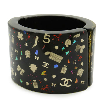 Chanel Icon Wide Bangle Bracelet
