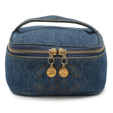 Chanel Coco Mark Denim Vanity Bag