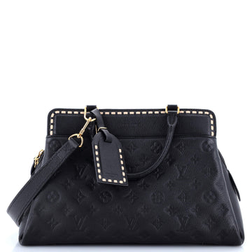 Vosges Handbag Whipstitch Monogram Empreinte Leather MM