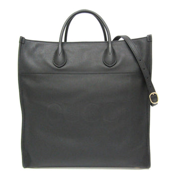 Gucci Logo Black Leather Tote New 1:1 Bags