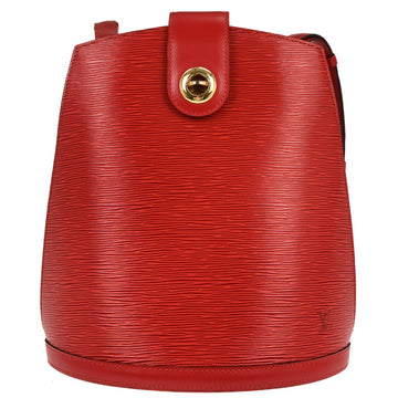 Louis Vuitton 1996 Red Epi Cluny Shoulder Bag M52257