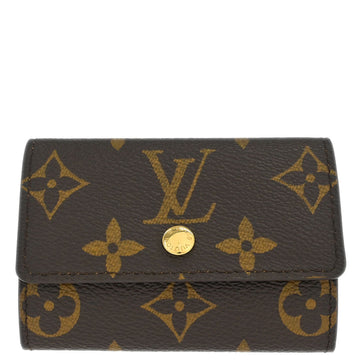 Louis Vuitton 2007 Monogram Porte Monnaie Plat Coin Case Wallet M61930