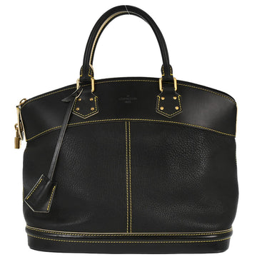 Louis Vuitton 2006 Black Suhali Lockit MM Handbag M91875