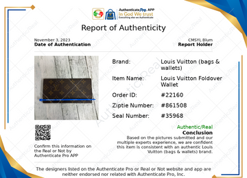 Wallet Luxury Designer By Louis Vuitton  Size: Medium