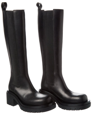 Bottega Veneta Lug Leather Boot ( )