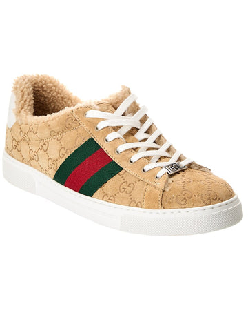 Gucci Ace Gg Suede Sneaker