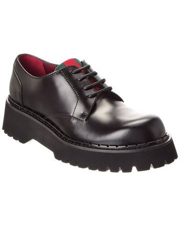 Gucci Chunky Leather Platform Oxford