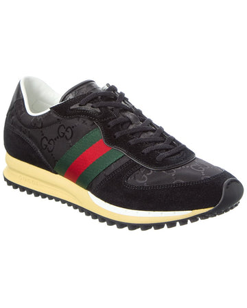Gucci Re-Motion Gg Canvas & Suede Sneaker