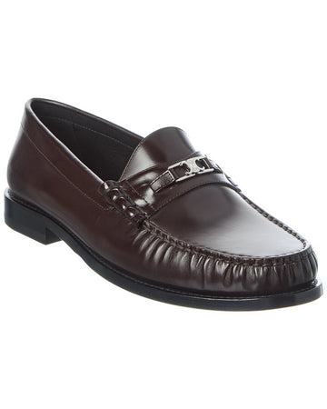 Celine Luco Triomphe Leather Loafer