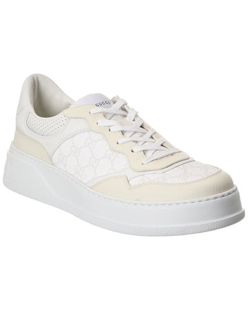 Gucci Gg Supreme Canvas & Leather Sneaker