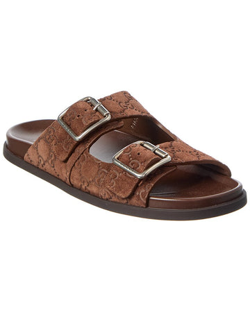 Gucci Gg Suede Slide