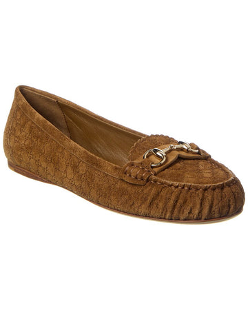 Gucci Horsebit Suede Loafer