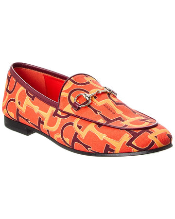 Gucci Jordaan Canvas Loafer