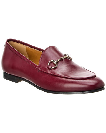 Gucci Jordaan Leather Loafer