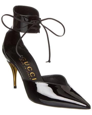 Gucci Gg Patent Pump