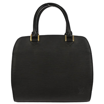 Louis Vuitton 2003 Black Epi Pont Neuf Handbag M52052