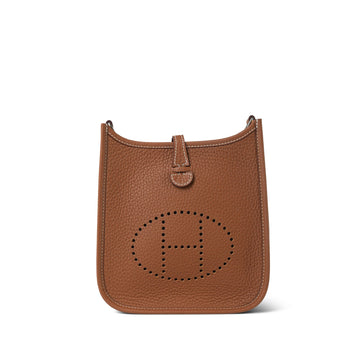 Evelyne Amazone 16 TPM Gold Taurillon leather Palladium Plated K Stamp