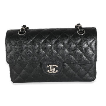 Top Quality Chanel Black Quilted Leather Small Classic Double New Bag