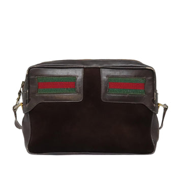 Gucci Sherry Brown Suede Shoulder New 1:1 Bags