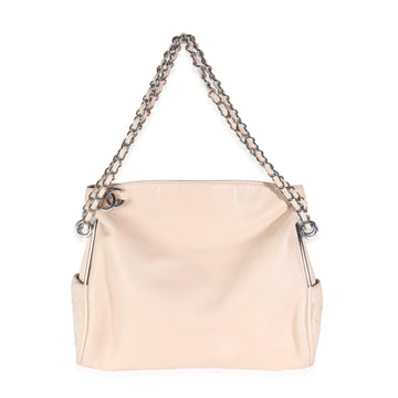 Top Quality Chanel Beige Leather Ultimate Soft Hobo