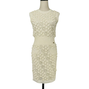 Chanel Coco Mark Crochet Knit Dress