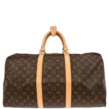 Louis Vuitton 2004 Monogram Keepall 50 Duffle Travel Handbag M41426