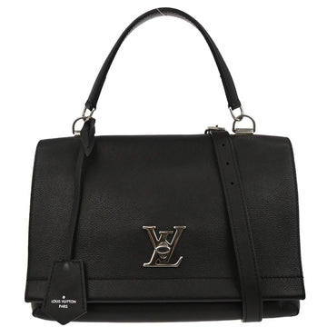 Louis Vuitton 2015 Black Cartable Lockme II 2way Shoulder Handbag M50250
