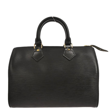 Louis Vuitton Black Epi Speedy 25 Handbag M43012