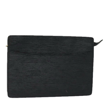 Louis Vuitton Epi Pochette Homme Clutch Bag Black Noir