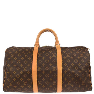 Louis Vuitton 1997 Monogram Keepall 50 Duffle Travel Handbag M41426