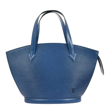 Louis Vuitton 1995 Blue Epi Saint Jacques Tote Handbag M52275
