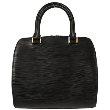 Louis Vuitton 2005 Black Epi Pont Neuf Handbag M52052