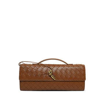 Bottega Veneta Amber leather Andiamo Clutch